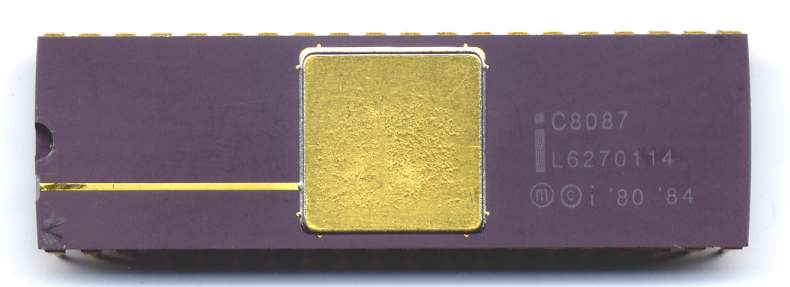 Intel C8087 koprozesadore matematikoa.