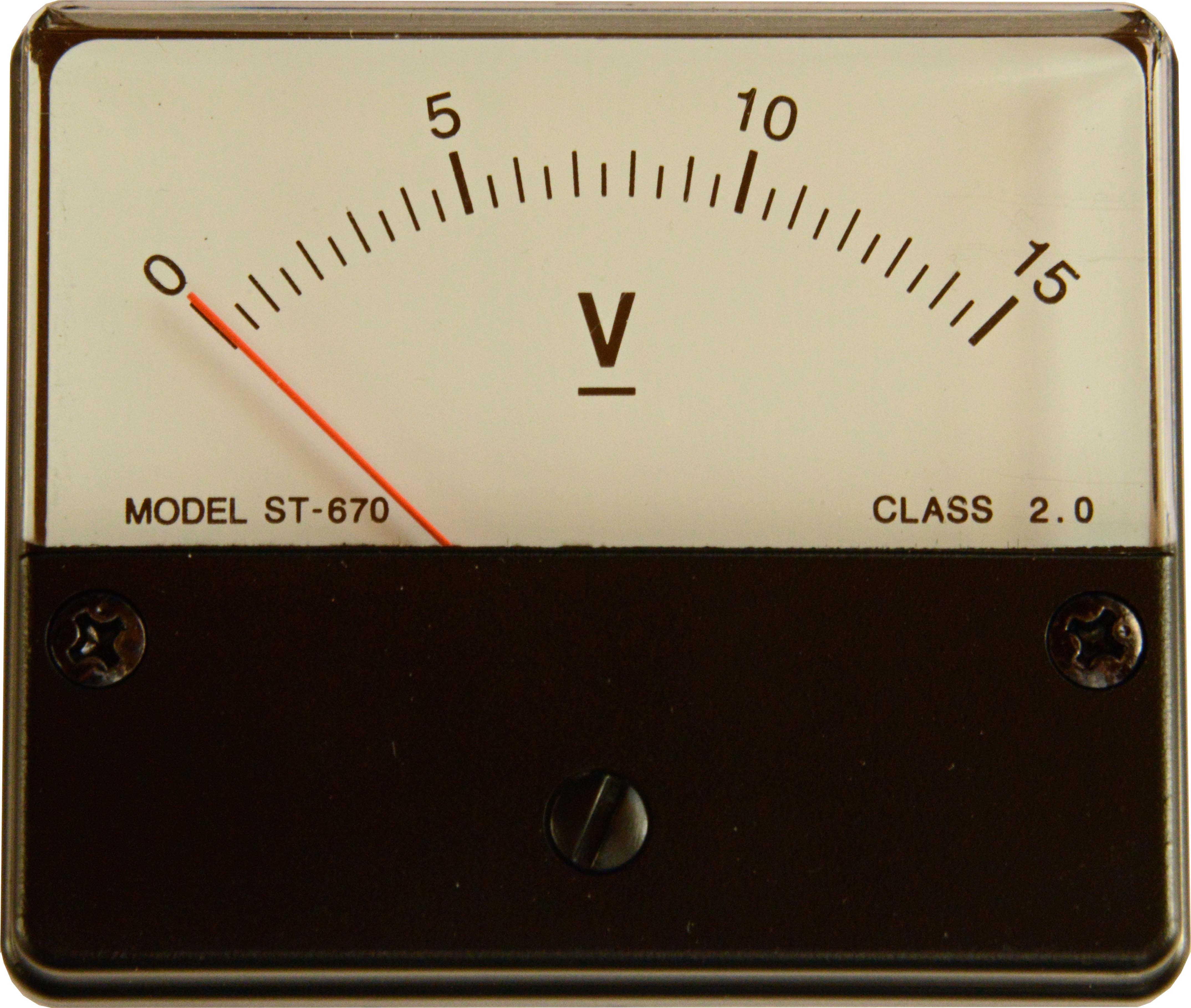 Voltmetroa:  zirkuitu elektriko baten pi punturen harteko potentzial diferentzia edo tentsioa neurtzen duen gailua.